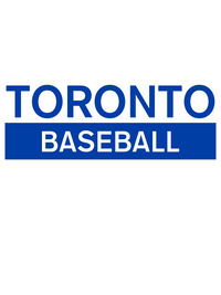 Thumbnail for Custom Toronto Baseball T-Shirt - White - Decorate View