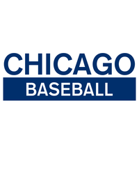 Thumbnail for Custom Chicago Baseball T-Shirt - White - Decorate View