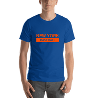 Thumbnail for Custom New York Baseball T-Shirt - Blue - Shirt View