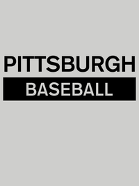 Thumbnail for Custom Pittsburgh Baseball T-Shirt - Grey - Decorate View
