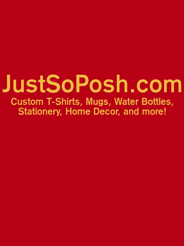Custom T-Shirt for your Website, Promote your Business with your Web Address and Slogan, Red Shirt - Decorate View