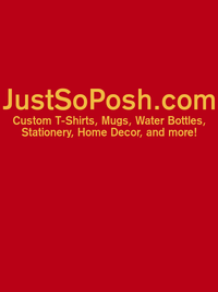 Thumbnail for Custom T-Shirt for your Website, Promote your Business with your Web Address and Slogan, Red Shirt - Decorate View