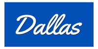Thumbnail for Personalized Dallas Beach Towel - Front View
