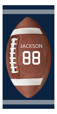 Thumbnail for Personalized Dallas Football Beach Towel - Front View
