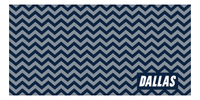 Thumbnail for Personalized Dallas Chevron Beach Towel - Front View