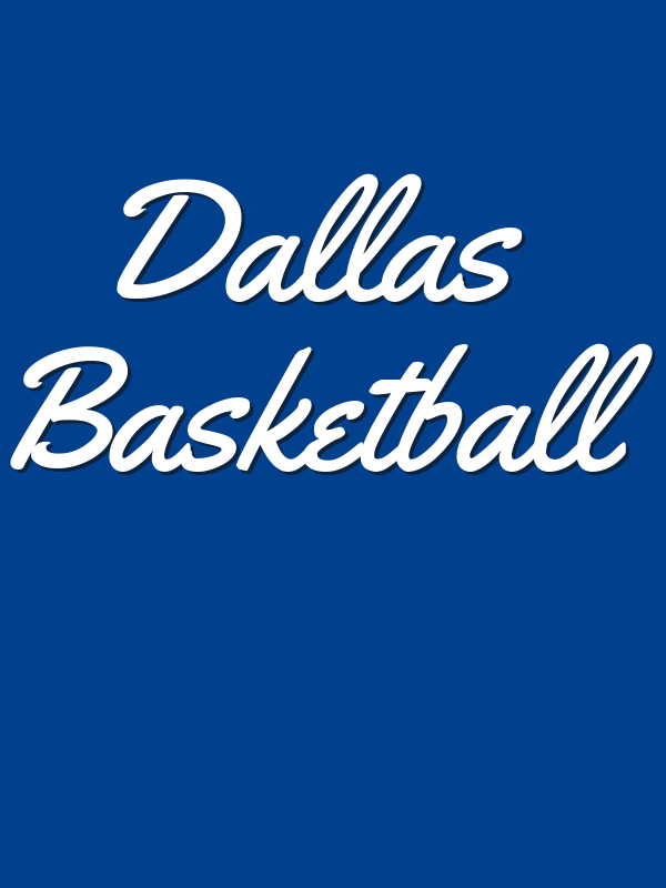 Personalized Dallas Basketball T-Shirt - Blue - Decorate View
