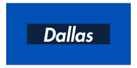 Thumbnail for Personalized Dallas Beach Towel - Front View