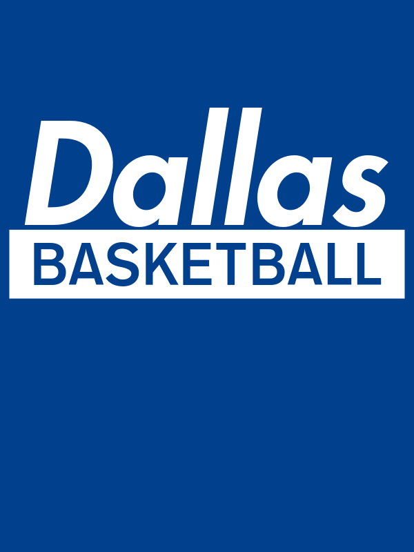 Dallas Basketball T-Shirt - Blue - Decorate View