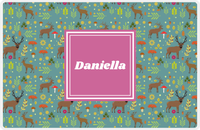 Thumbnail for Personalized Deer Placemat X - Square Nameplate -  View