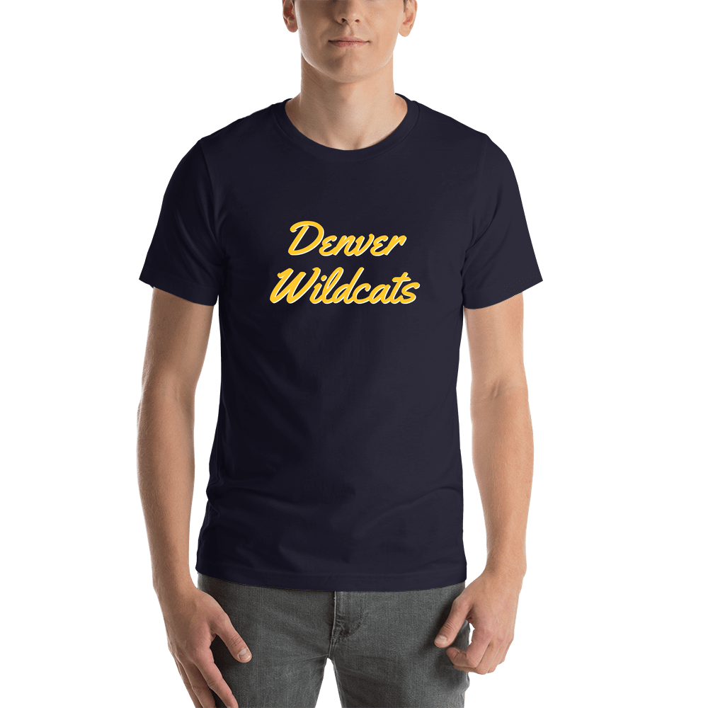 Personalized Denver T-Shirt - Blue - Shirt View