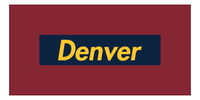 Thumbnail for Personalized Denver Beach Towel - Front View
