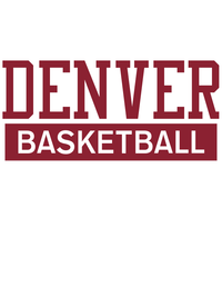 Thumbnail for Denver Basketball T-Shirt - White - Decorate View