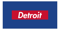 Thumbnail for Personalized Detroit Beach Towel - Front View