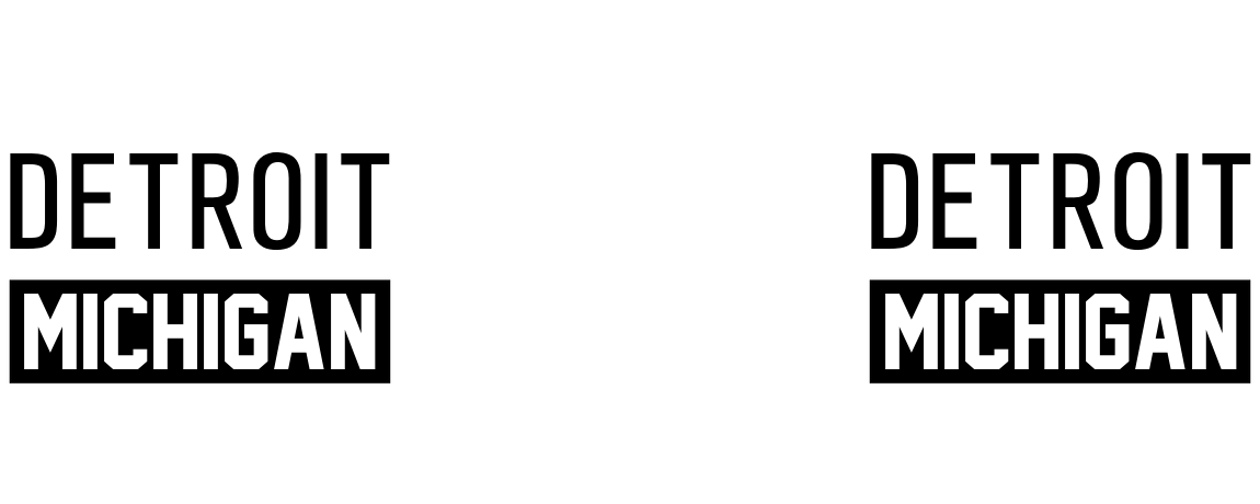 Personalized Detroit Michigan Water Bottle (30 oz) - Graphic View