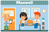 Thumbnail for Personalized Doctors & Nurses Placemat X - Waiting Room - Blond Boy -  View