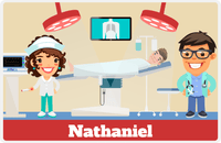 Thumbnail for Personalized Doctors & Nurses Placemat XII - Pre-Op Room - Brown Hair Boy -  View