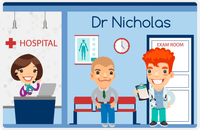 Thumbnail for Personalized Doctors & Nurses Placemat XIV - Reception Area - Redhead Boy -  View