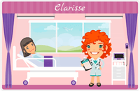 Thumbnail for Personalized Doctors & Nurses Placemat XV - Recovery Room - Redhead Girl -  View
