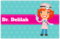 Thumbnail for Personalized Doctors & Nurses Placemat XVIII - Redhead Girl -  View