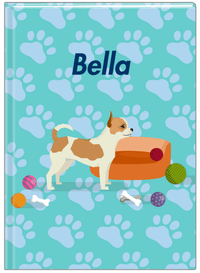 Thumbnail for Personalized Dogs Journal I - Teal Background - Chihuahua - Front View
