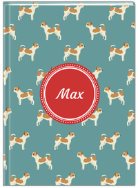 Thumbnail for Personalized Dogs Journal IX - Teal Background - Chihuahua - Front View