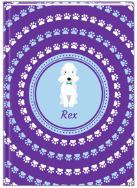 Thumbnail for Personalized Dogs Journal XII - Purple Background - Bedlington Terrier - Front View