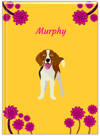 Thumbnail for Personalized Dogs Journal XXIII - Yellow Background - Beagle - Front View
