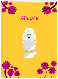 Thumbnail for Personalized Dogs Journal XXIII - Yellow Background - Poodle - Front View