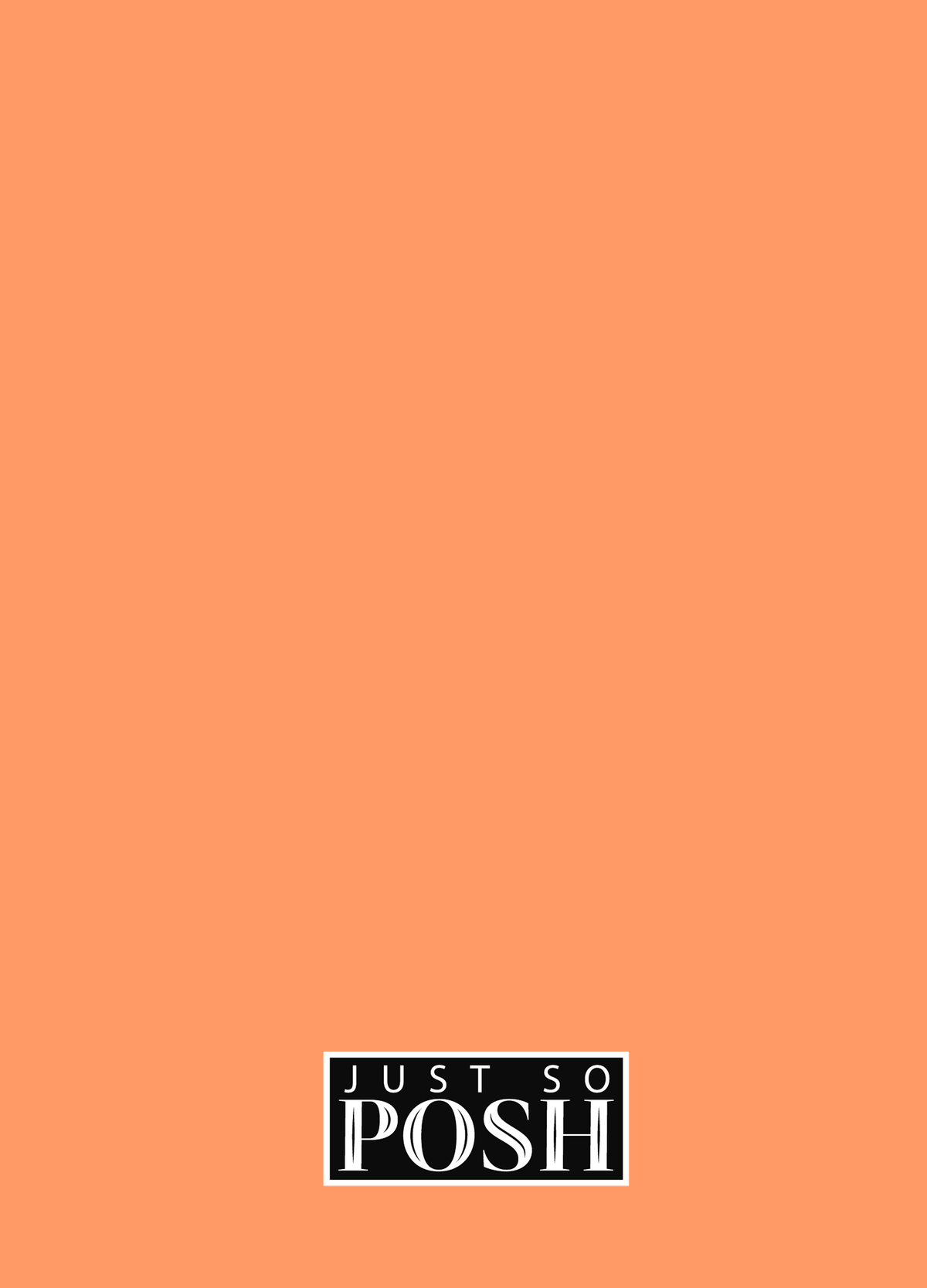 Personalized Dogs Journal XXV - Orange Background - Beagle - Back View