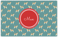 Thumbnail for Personalized Dogs Placemat IX - Teal Background - Chihuahua -  View