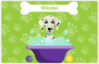 Thumbnail for Personalized Dogs Placemat XV - Dog Wash - Dalmatian -  View