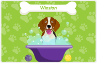 Thumbnail for Personalized Dogs Placemat XV - Dog Wash - Beagle -  View