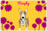 Thumbnail for Personalized Dogs Placemat XXIII - Chrysanthemum Canine - Bull Terrier -  View