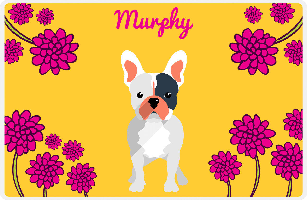 Personalized Dogs Placemat XXIII - Chrysanthemum Canine - French Bulldog -  View