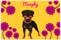 Thumbnail for Personalized Dogs Placemat XXIII - Chrysanthemum Canine - Rottweiler -  View