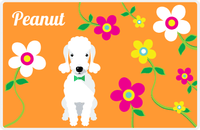 Thumbnail for Personalized Dogs Placemat XXV - Spring Pup - Bedlington Terrier -  View