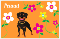 Thumbnail for Personalized Dogs Placemat XXV - Spring Pup - Rottweiler -  View