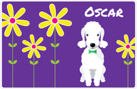 Thumbnail for Personalized Dogs Placemat XXIV - Daisy Dog - Bedlington Terrier -  View