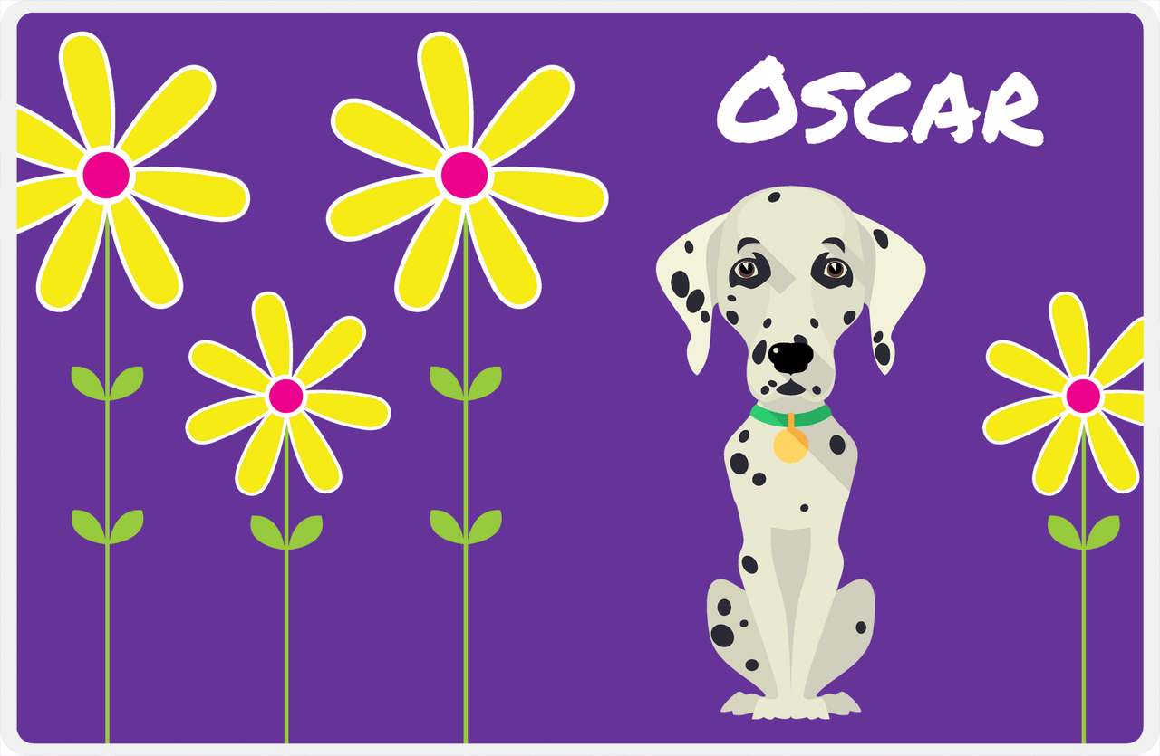 Personalized Dogs Placemat XXIV - Daisy Dog - Dalmatian -  View