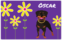 Thumbnail for Personalized Dogs Placemat XXIV - Daisy Dog - Rottweiler -  View