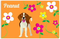 Thumbnail for Personalized Dogs Placemat XXV - Spring Pup - Beagle -  View