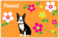 Thumbnail for Personalized Dogs Placemat XXV - Spring Pup - Boston Terrier -  View