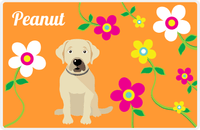 Thumbnail for Personalized Dogs Placemat XXV - Spring Pup - Labrador Retriever -  View