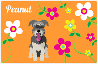 Thumbnail for Personalized Dogs Placemat XXV - Spring Pup - Schnauzer -  View