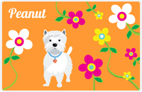 Thumbnail for Personalized Dogs Placemat XXV - Spring Pup - Westie -  View