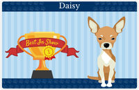 Thumbnail for Personalized Dogs Placemat XX - Trophy Doggo - Chihuahua -  View