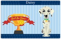 Thumbnail for Personalized Dogs Placemat XX - Trophy Doggo - Dalmatian -  View