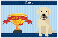 Thumbnail for Personalized Dogs Placemat XX - Trophy Doggo - Labrador Retriever -  View