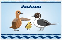 Thumbnail for Personalized Ducks Placemat VII - Wavy Ducks - Northern Pintail -  View