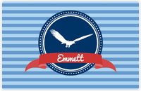 Thumbnail for Personalized Eagles / Hawks Placemat VIII - Ribbon Silhouette -  View